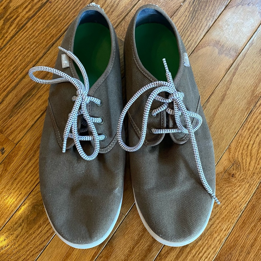 Sanuk Brown Canvas Mens Size 10 Shoes